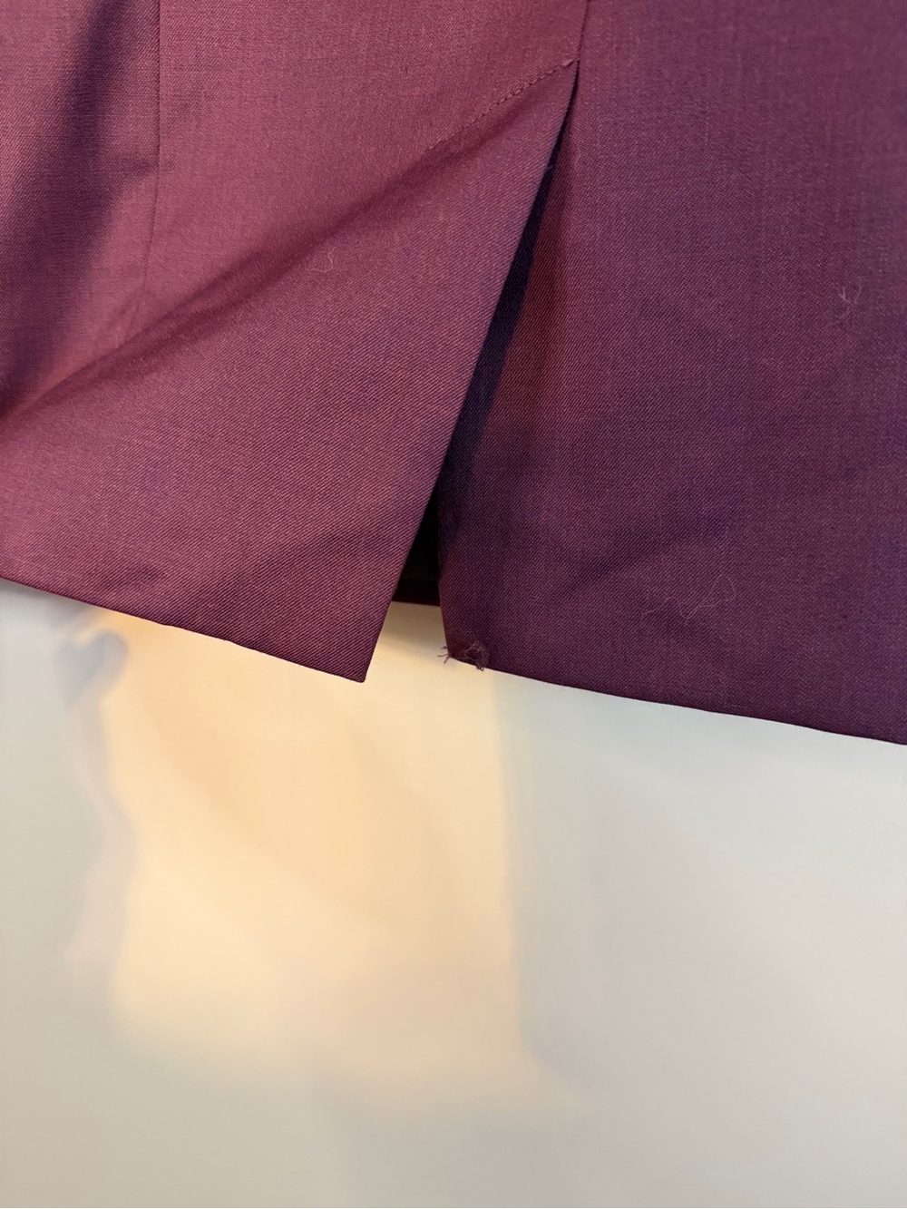 Pendleton Plum Pencil Skirt - Tailored Office Staple - Picture 6 of 8